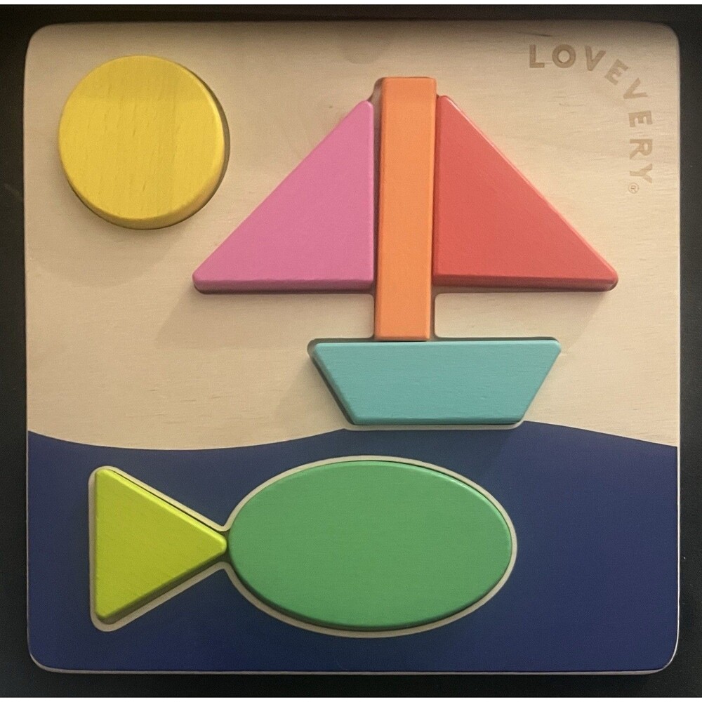 Lovevery Double Sided Sunny Day Puzzle The Helper Play Kit 25 27 Months Wooden
